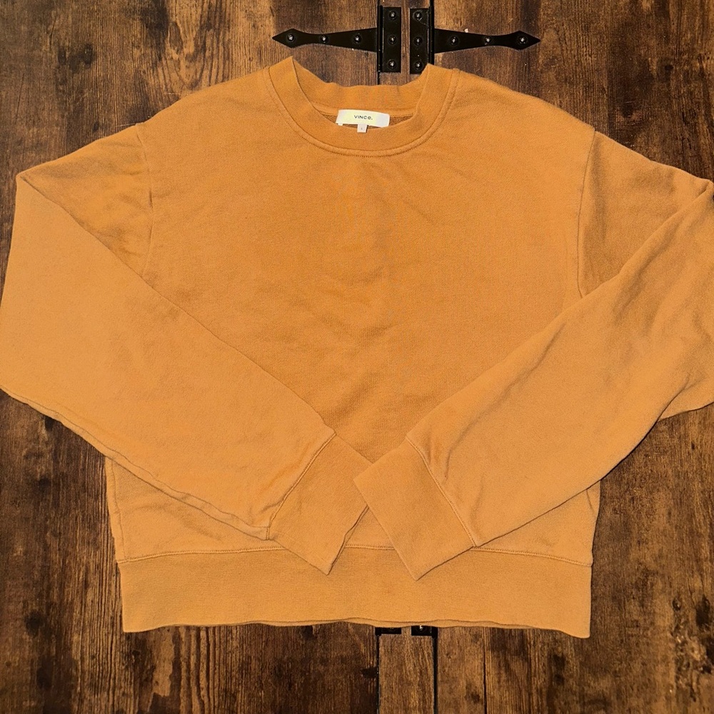 Vince Women's Warm Tan Crewneck Sweater